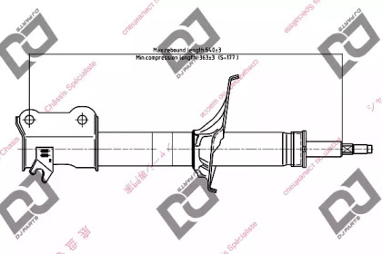 Амортизатор DJ PARTS DS1644GS